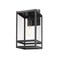 Z-Lite Nuri 1 Light Outdoor Wall Sconce, Black & Clear 596M-BK - alternate 7